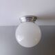 Opaline Globe Ceiling Light - Brasserie Type - 1950