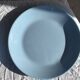 Set of 6 vintage blue dessert plates D18 (1)