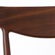 Chaise de bureau en teck du milieu du siècle par Lübke, Allemagne, années 1970 – Chaise de bureau vintage