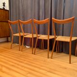 A set of four chairs, 1960s