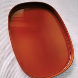 Red lacquer tray