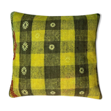 Vintage turkish kilim cushion cover 45x45 cm