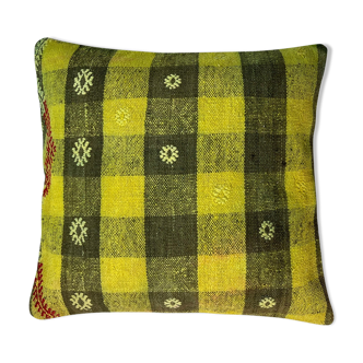 Housse de coussin kilim turc vintage 45x45 cm