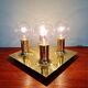Tubular ceiling light in brass, Cosack Leuchten, 1970