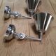 Pair of chrome wall lamps Maison du Monde