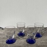 Murano transparent mocha cups