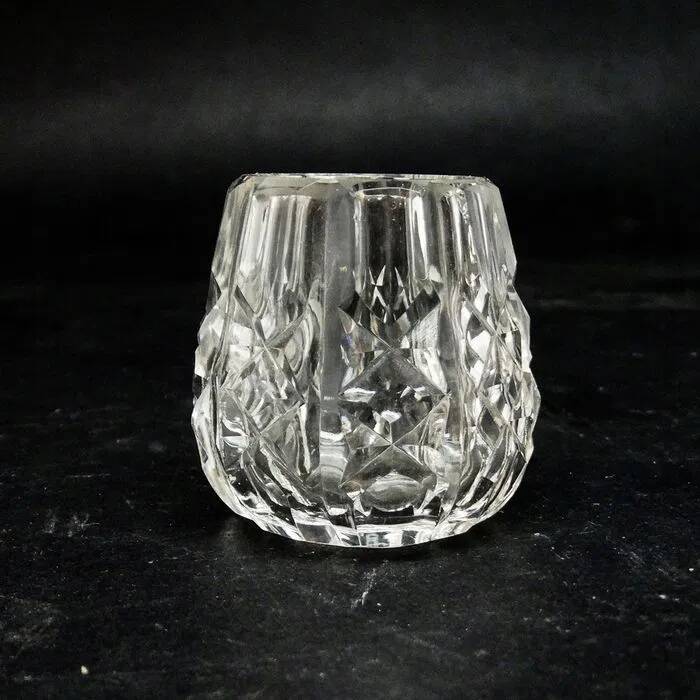 K8z crystal toothpick holder in art deco style