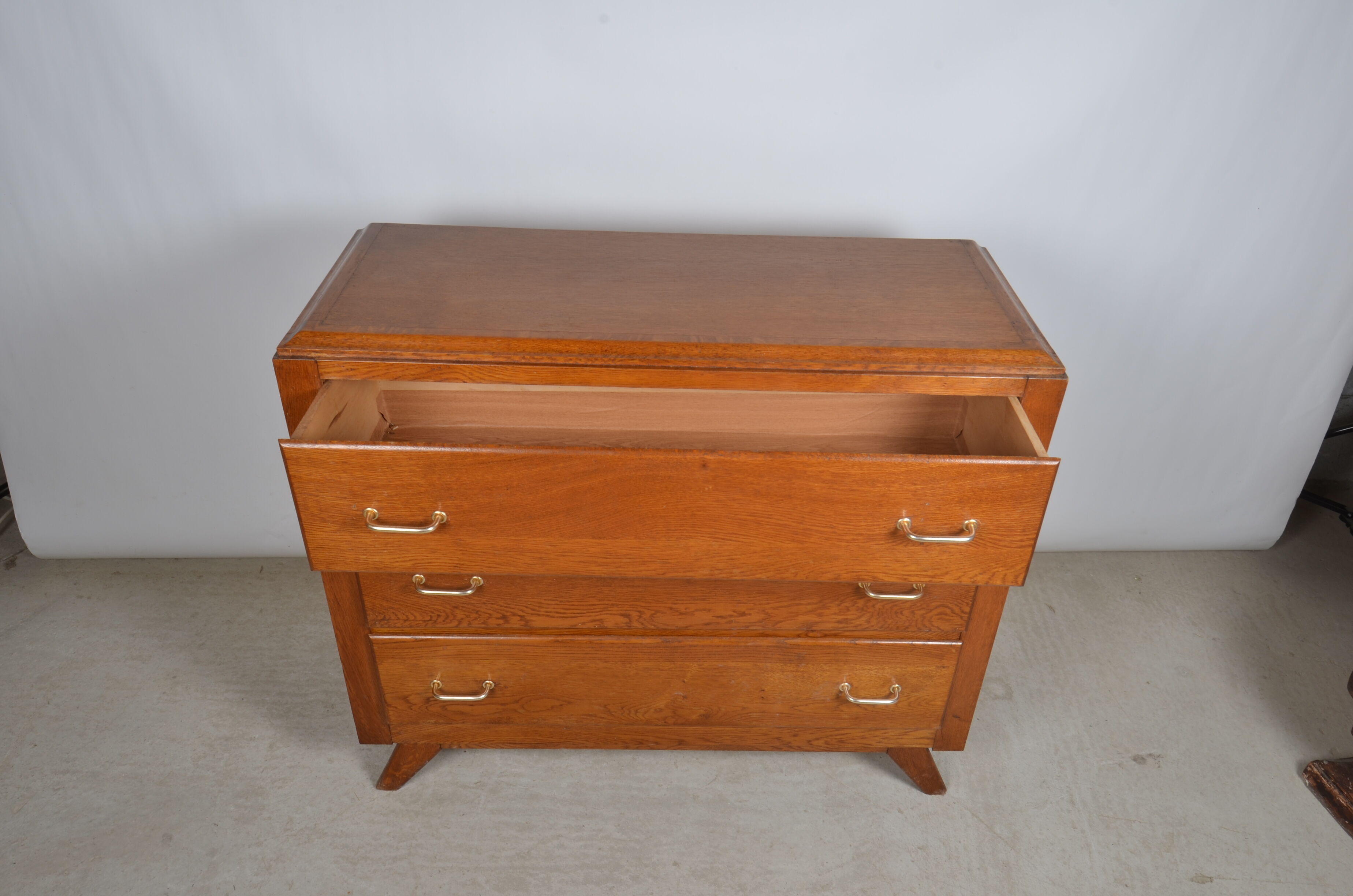 Chest of drawers compass feet 1950