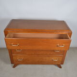 Chest of drawers compass feet 1950