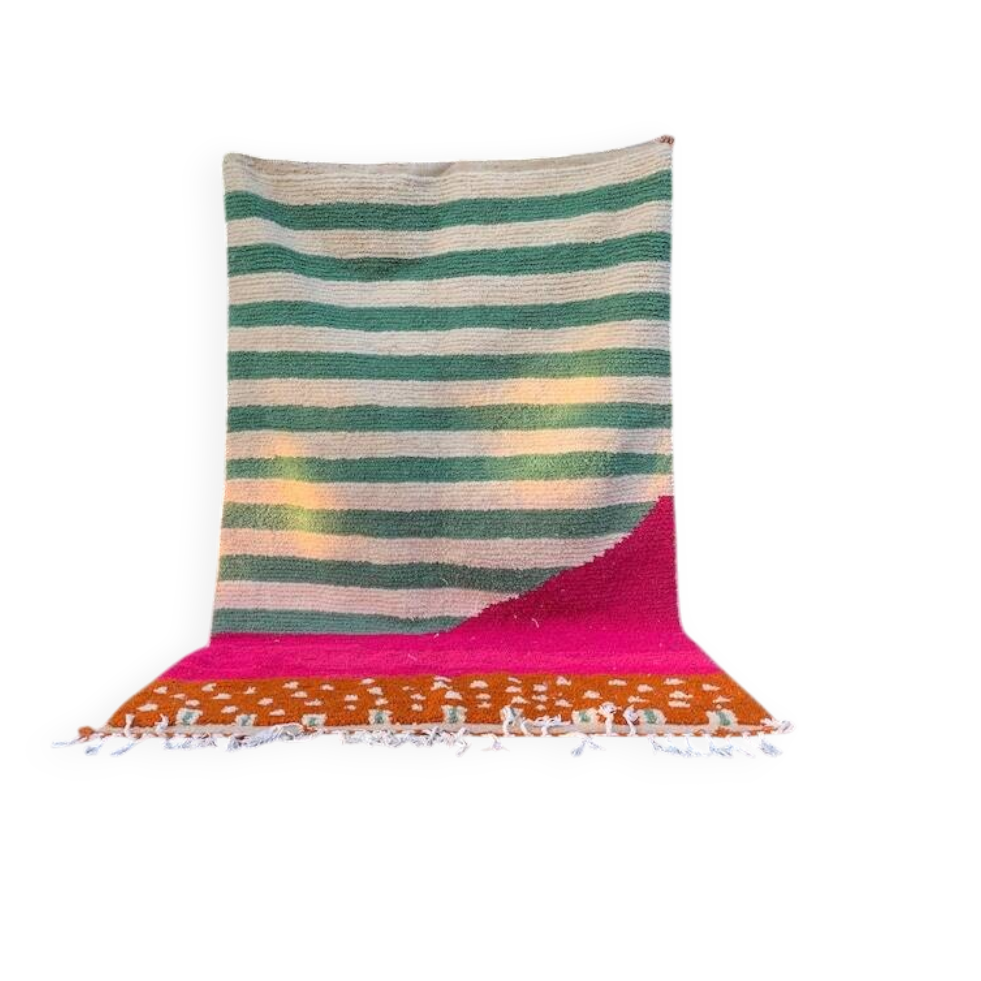 Handcrafted Berber rug, traditionally made, size 250 x 250 cm