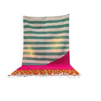 Handcrafted Berber rug, traditionally made, size 250 x 250 cm