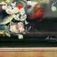 Michele Cicala (1939-1975). Still life signed with flowers in the classic Flemish technique.