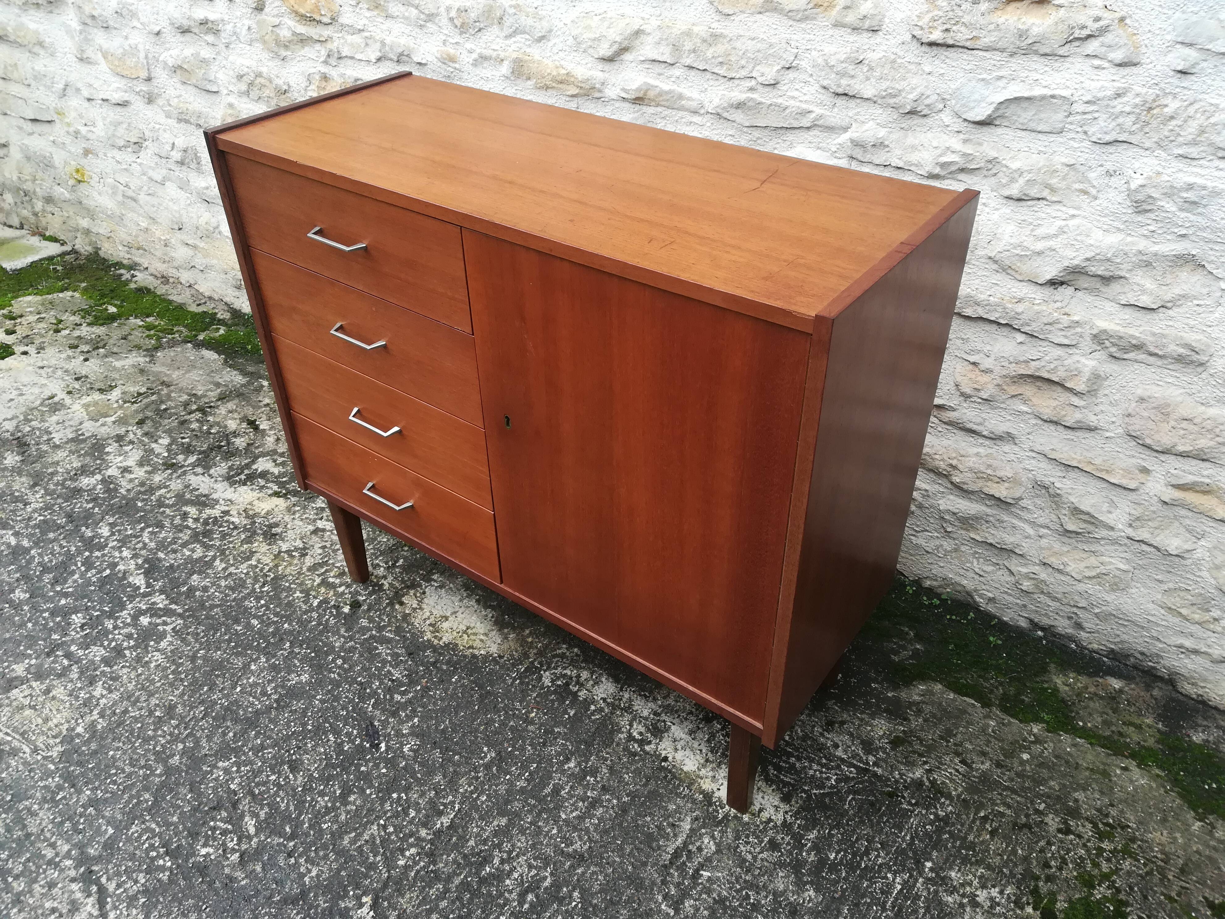 Buffet commode en teck
