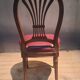 Set of 6 neo-classical chairs from the nineteenth century.