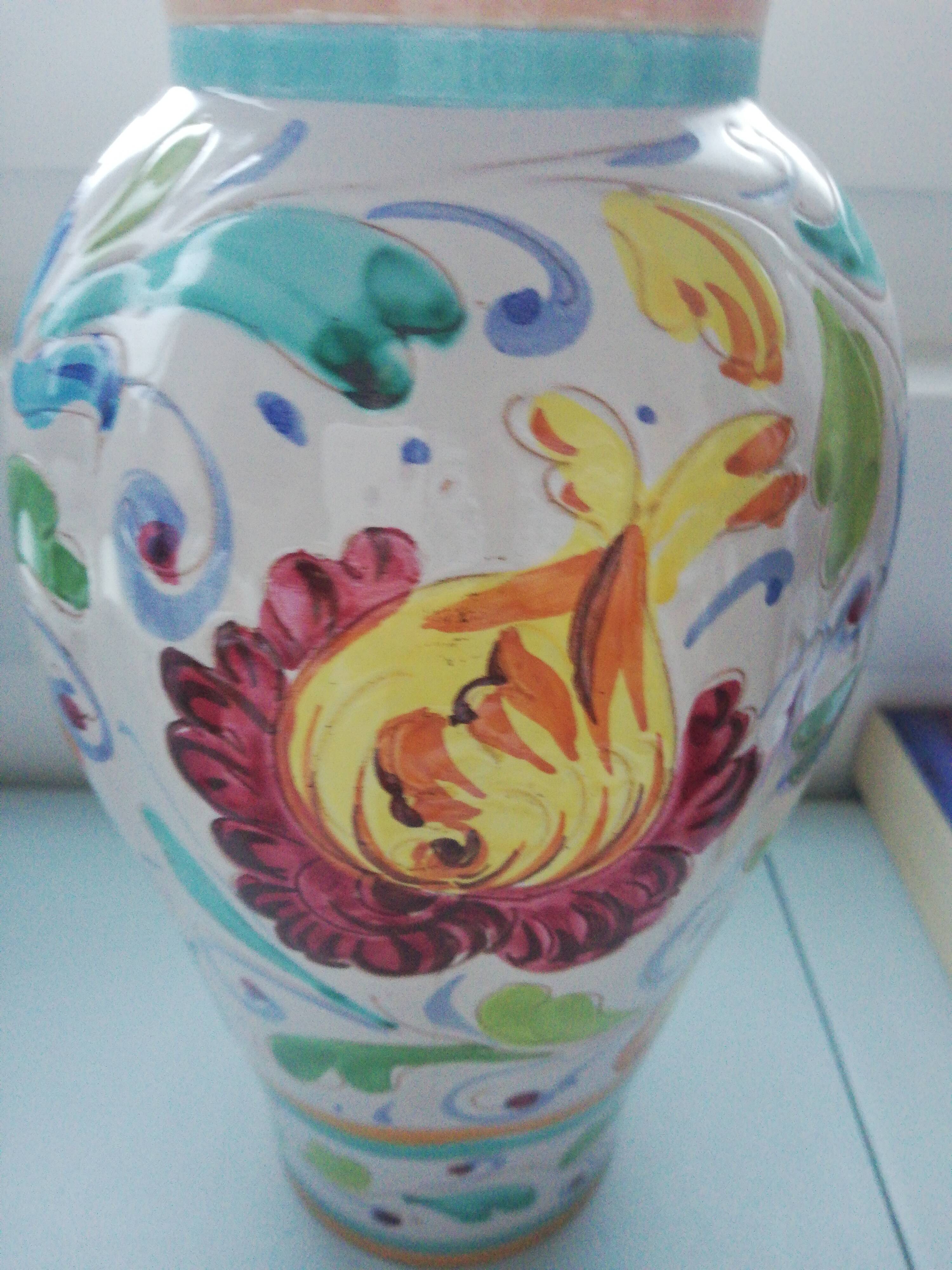 Ceramic potiche Italy