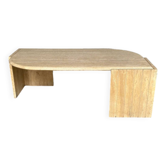 Vintage travertine coffee table