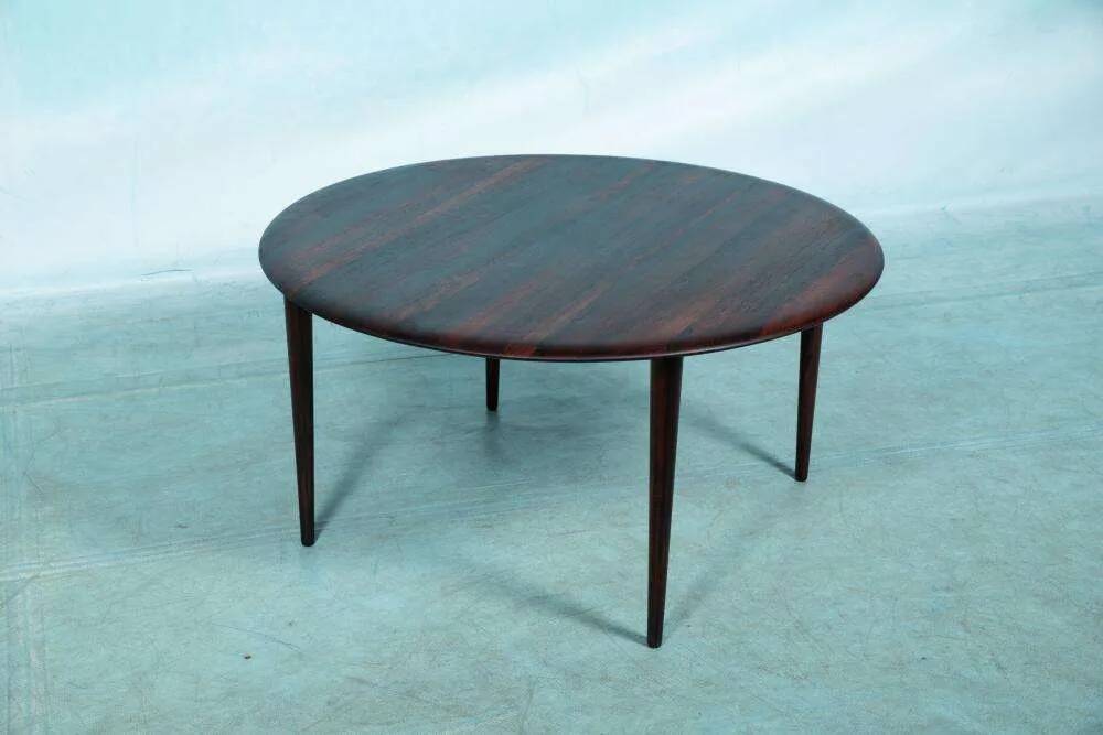 Coffee table France & Son in rosewood, Midcentury coffee table.