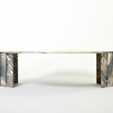 Sicilian marble eye coffee table circa 1970