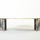 Sicilian marble eye coffee table circa 1970