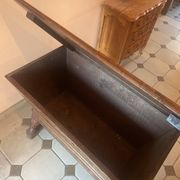 Old Provençal kneading trough in carved wood (Maie)