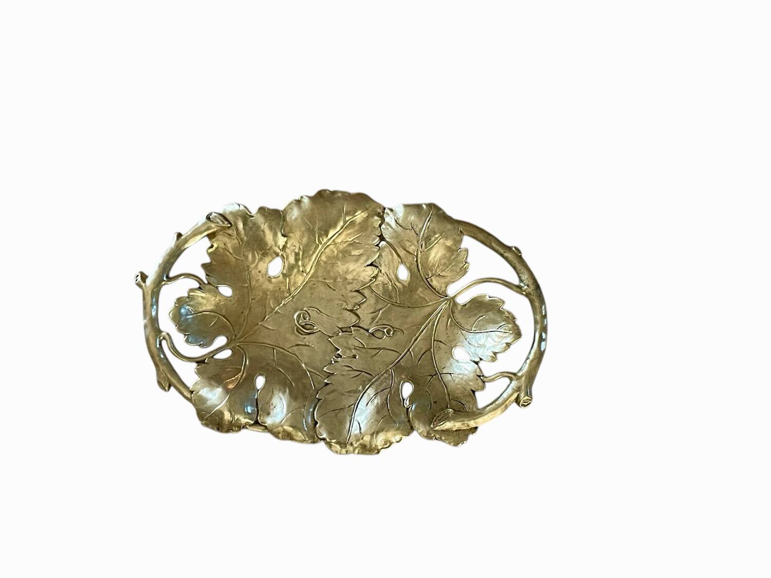 Solid brass fruit bowl