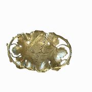 Solid brass fruit bowl