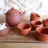Terracotta tea set