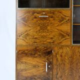 Restored Bauhaus Tubular Steel Cabinet with Secretary by R. Slezak, 1930s