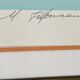 Lithograph Maurice Fillonneau Golfer 144/600 Aqua-Blues Certificate