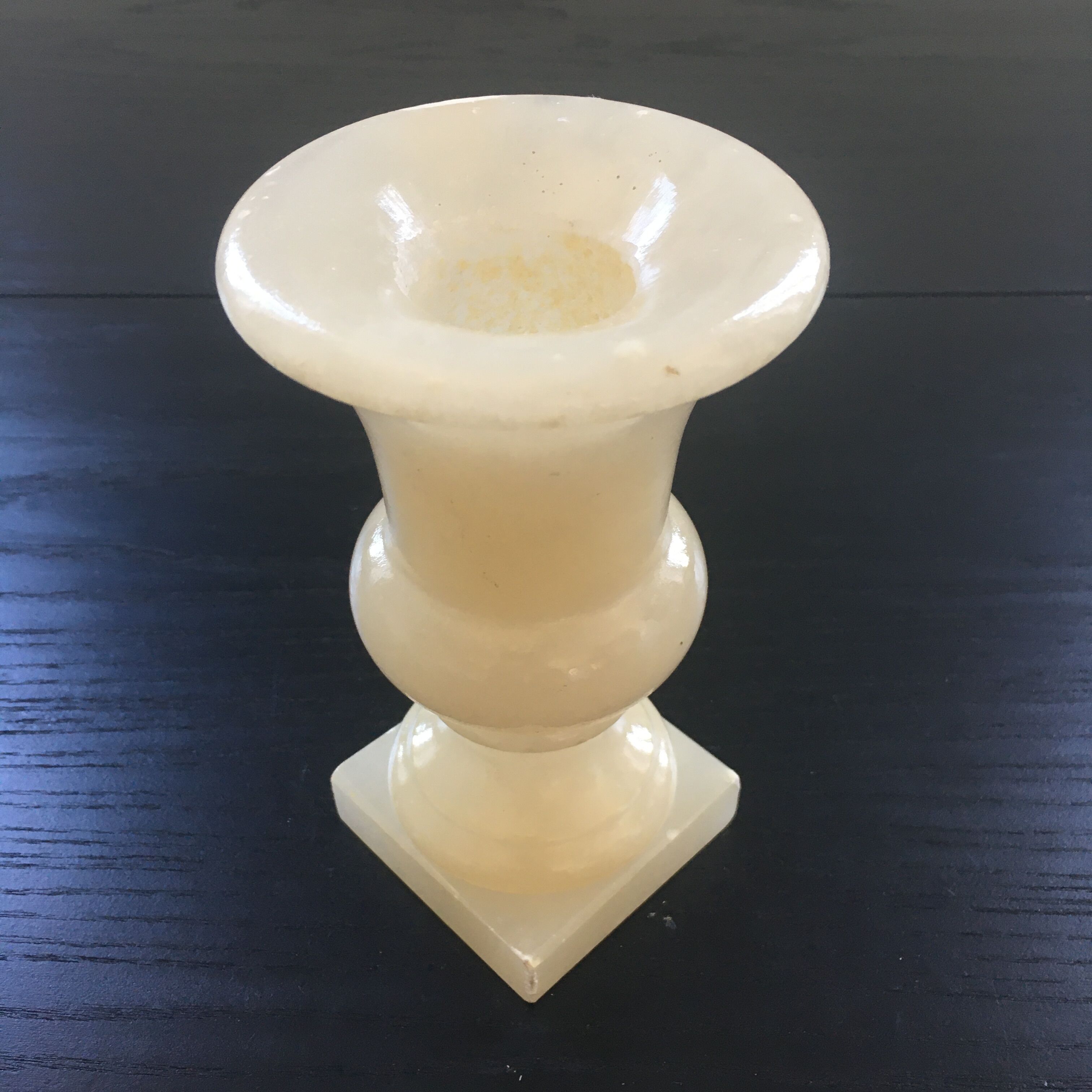 Medici style vase in alabaster