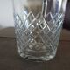 Carafe / Pitcher in cut crystal 1950s/1960s