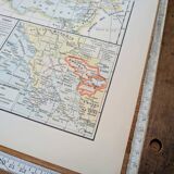 Printed in 1900, Europe in 1270. Original Authentic Vintage.