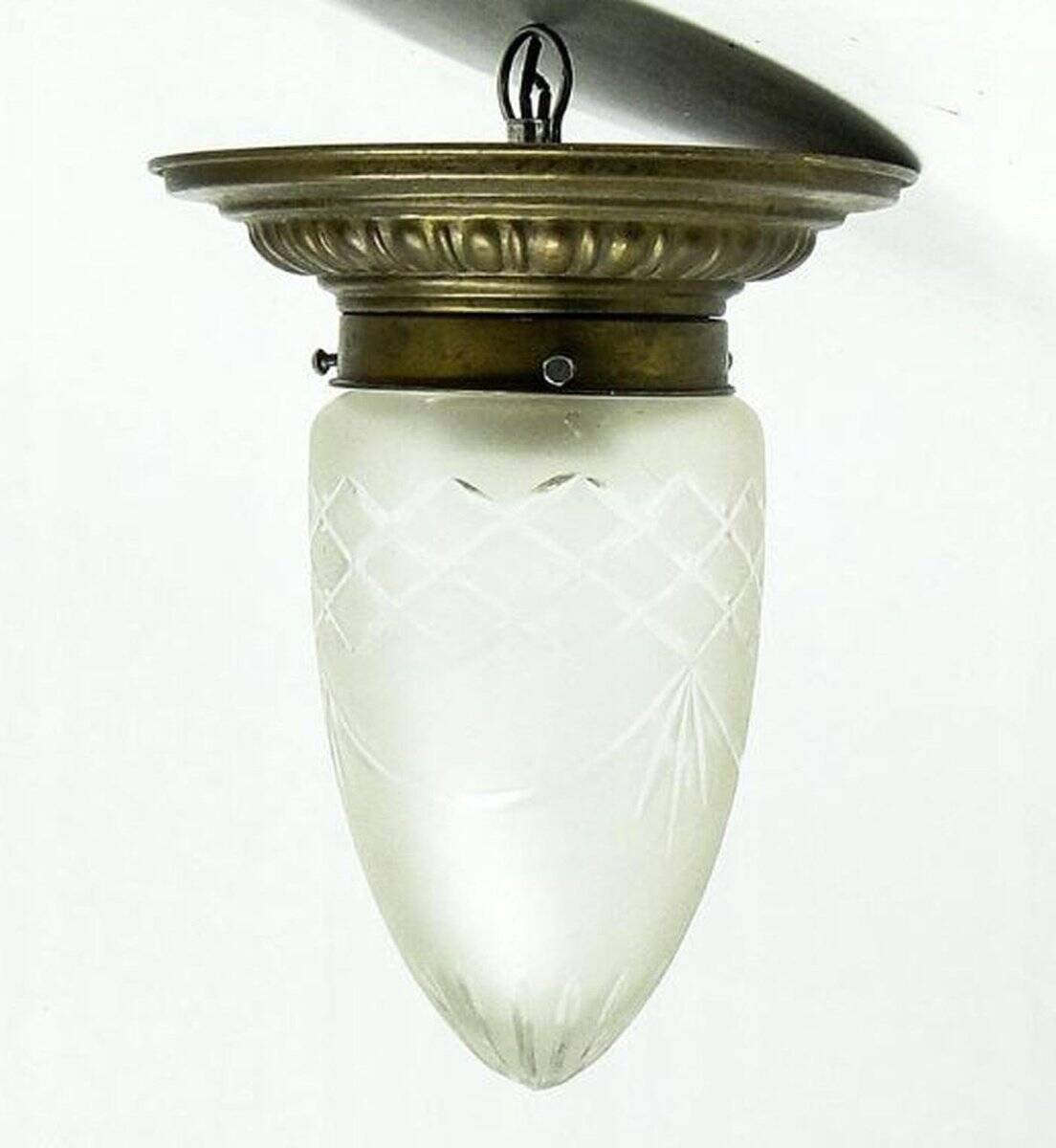 Art Deco pendant lamp, Poland, 1890s