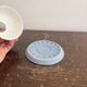Wedgwood Blue and White Jasperware Candle Holder Vintage English Ceramics