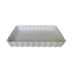 White porcelain dish, rectangular
