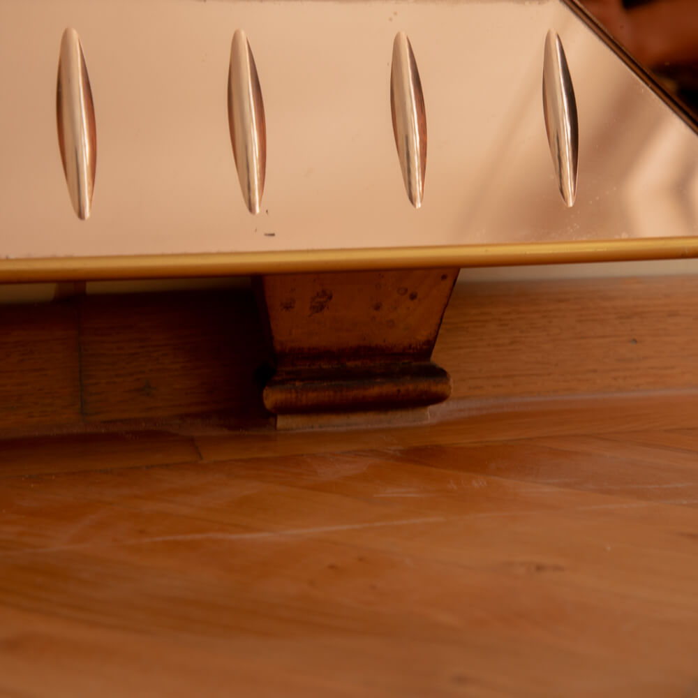 Italian floor mirror by Cristal Art, Italy 1960s