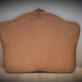 Elongated wooden mirror