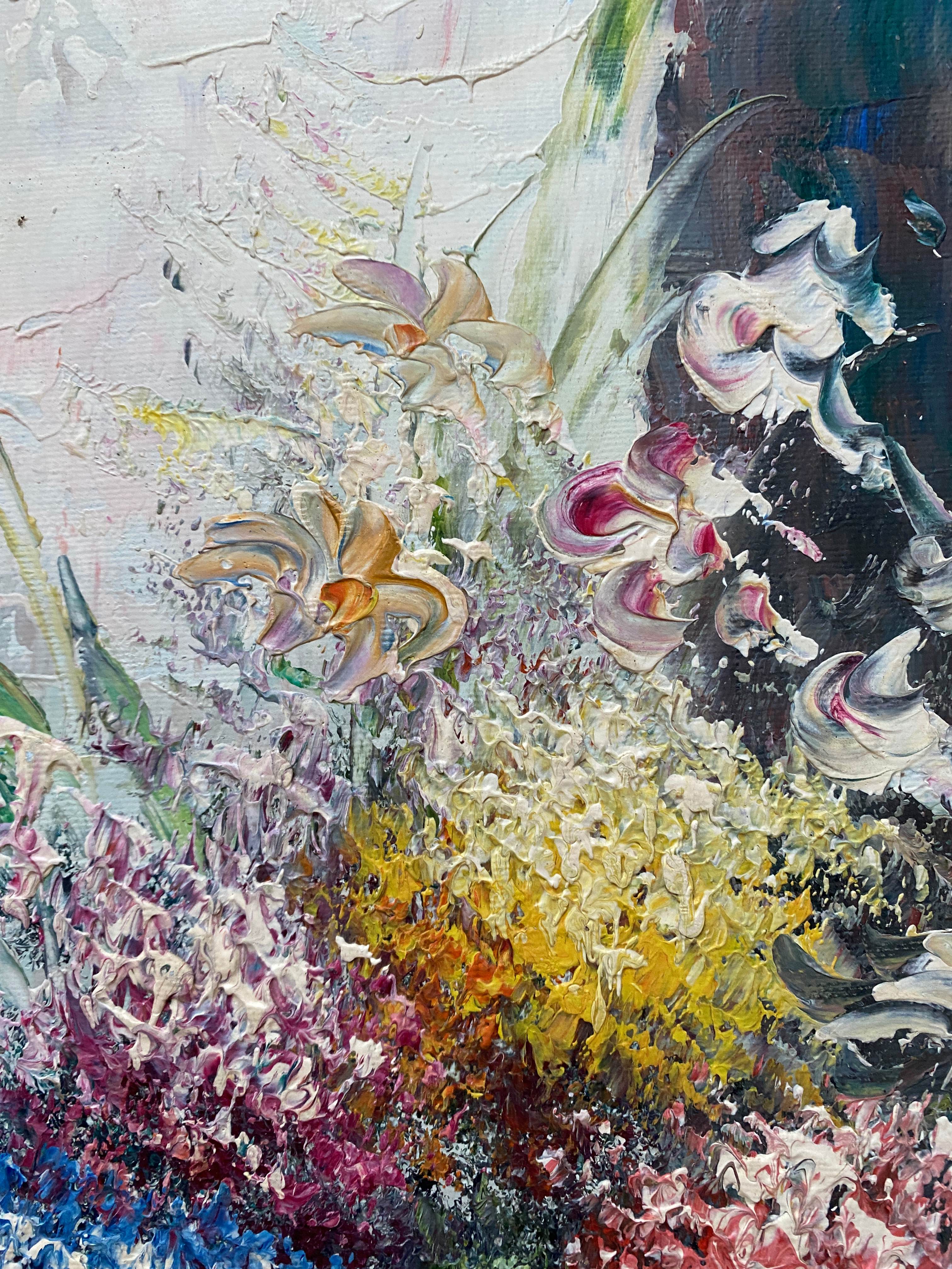 Table HST/P "Bouquet of light" signed Kenwick school of the twentieth century