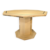 Table laquée blanc Eric Maville