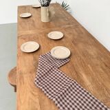 Table de ferme en hêtre XL