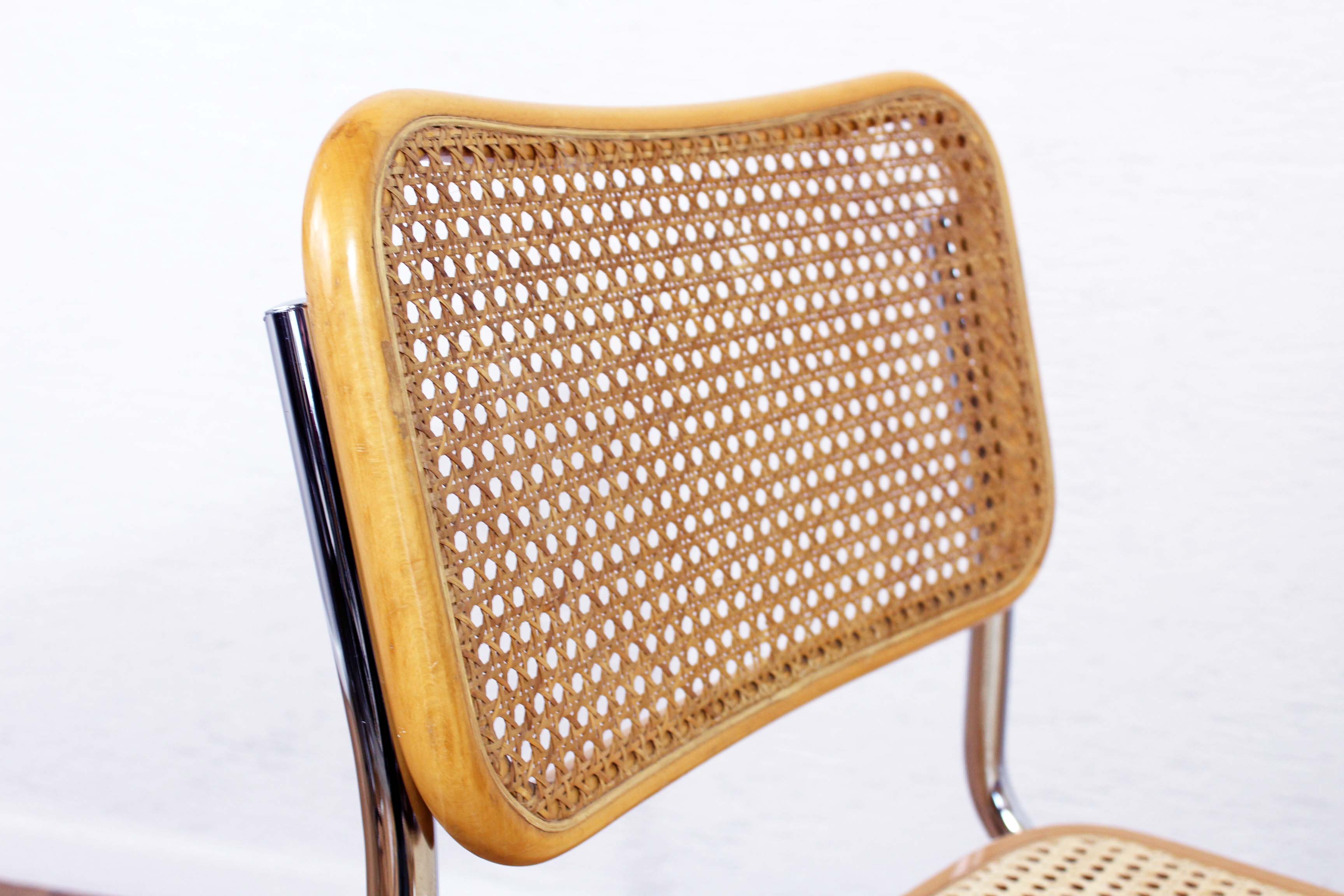 Pair of chairs Marcel Breuer B32 cesca model