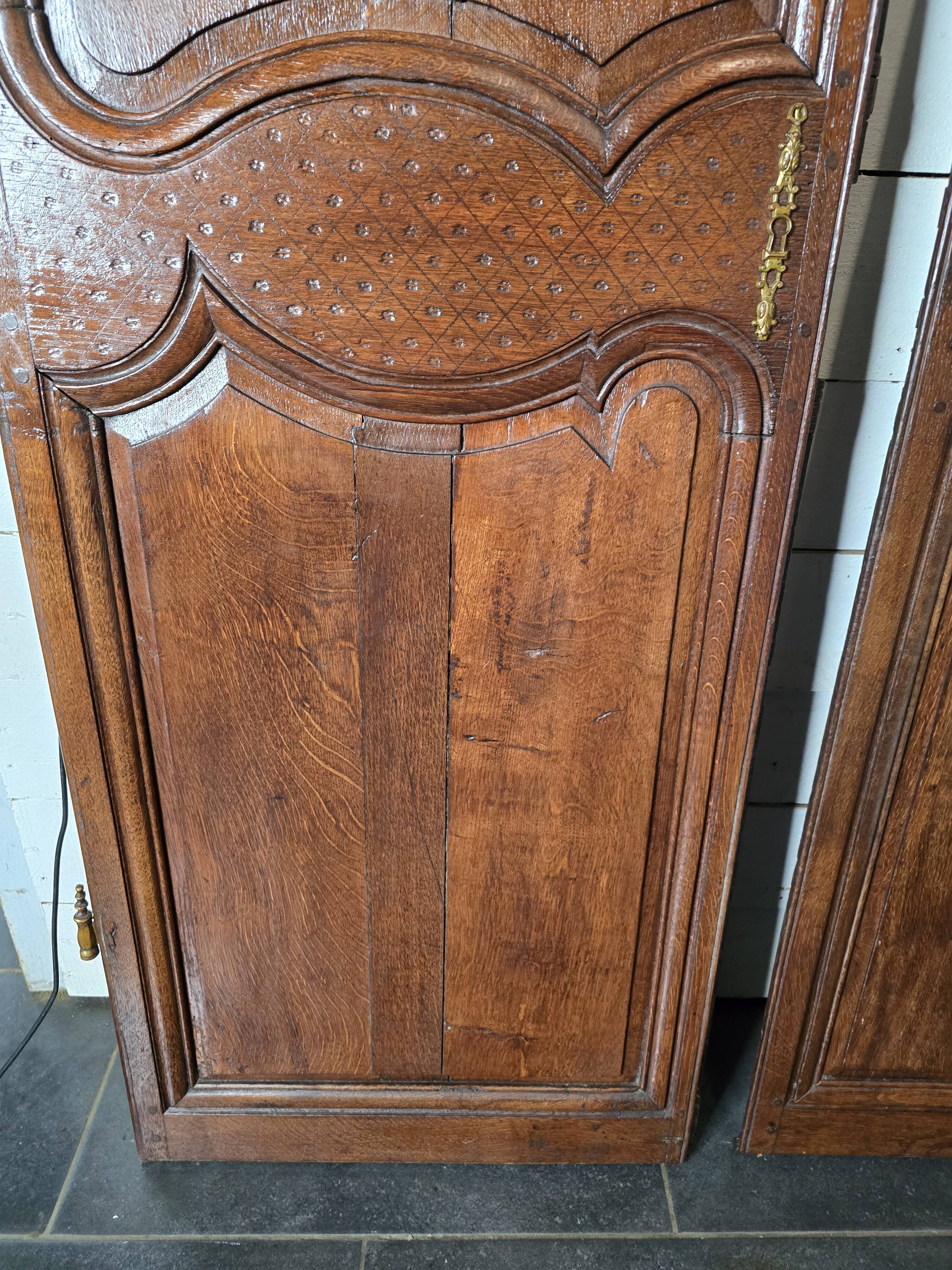 Pair of 19th century oak doors