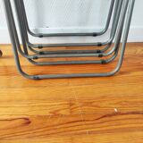 4 vintage folding chairs 1980 Niels Gammelgaard