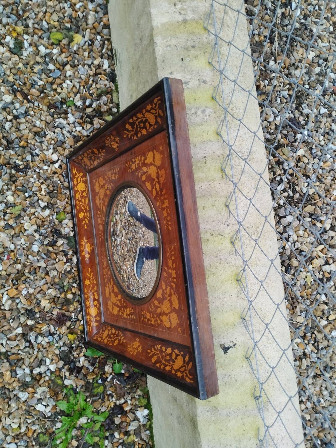 Vintage witch sun mirror antique