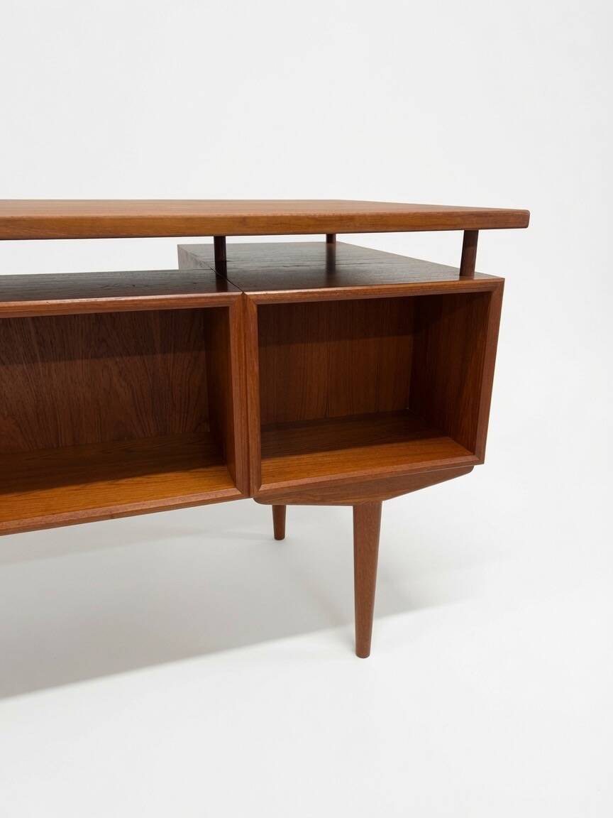 1960s Danish Teak Executive Desk
