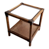 Table d'appoint rotin