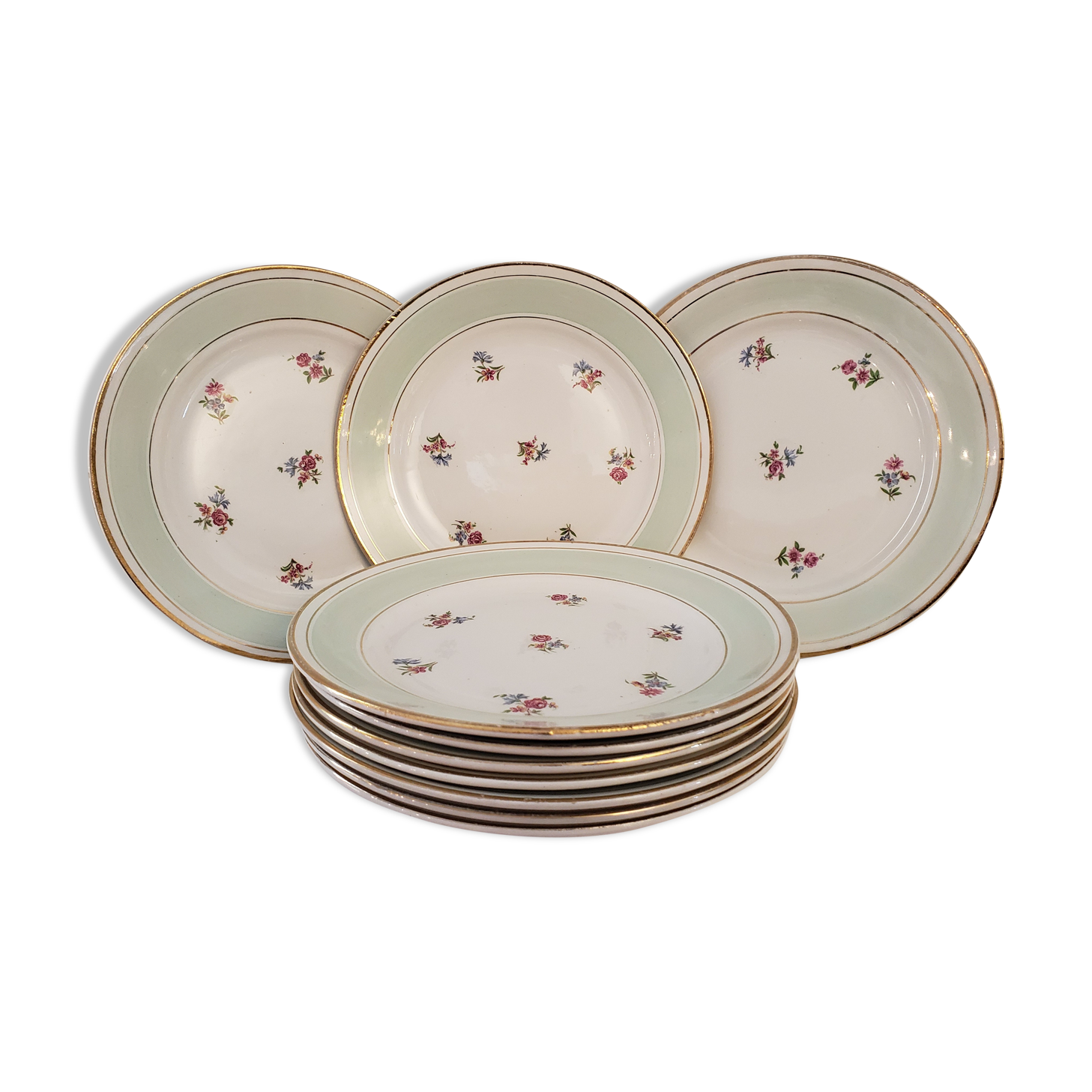 50's dessert plates