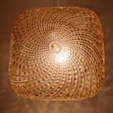 Plafonnier verre irisé