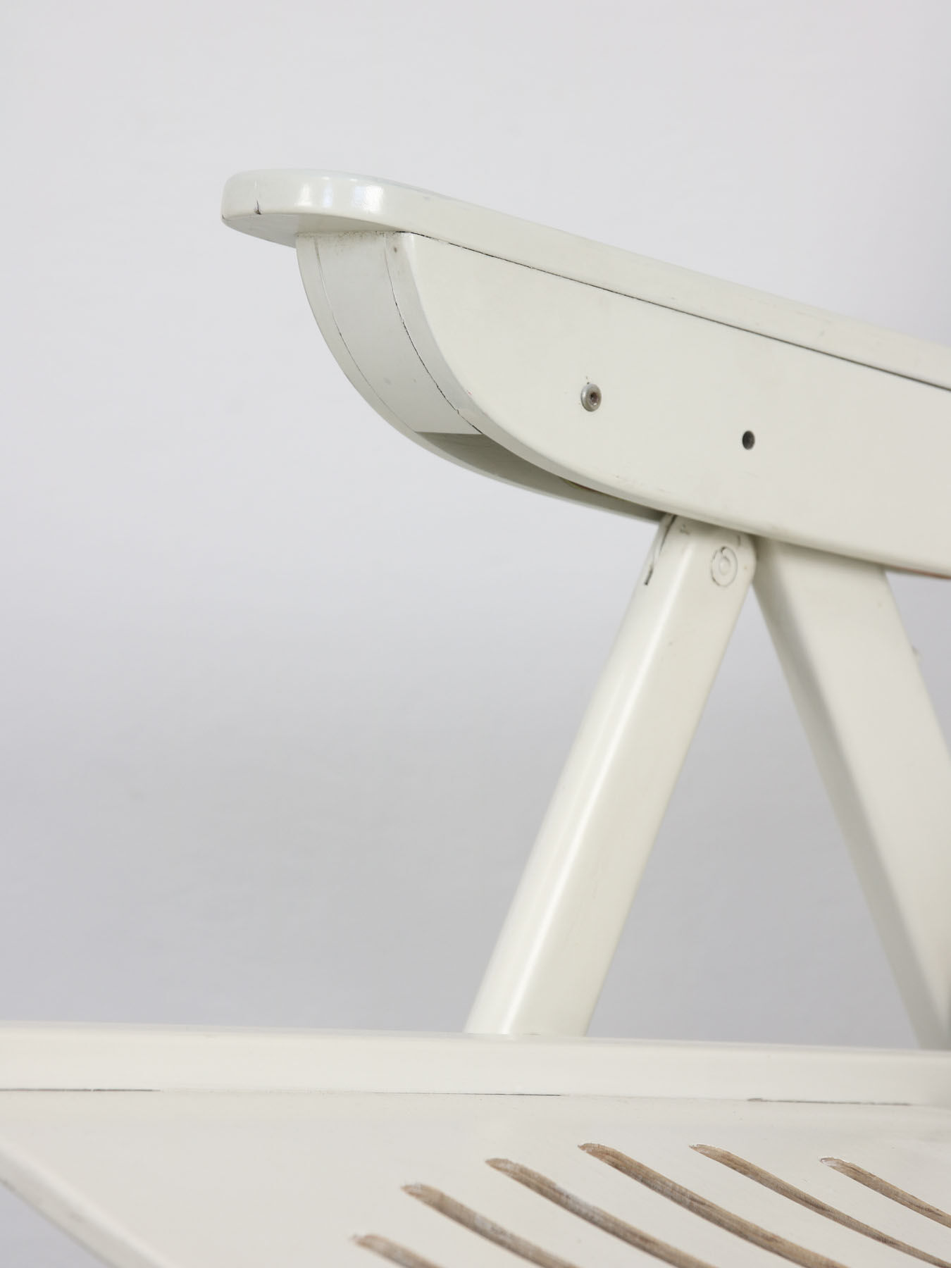 Vintage Danish Folding Armchair with 5 Positions