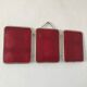 Mirror triptych gooseberries barber 20x49cm vintage 1950